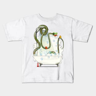 Snake in the Shower Kids T-Shirt